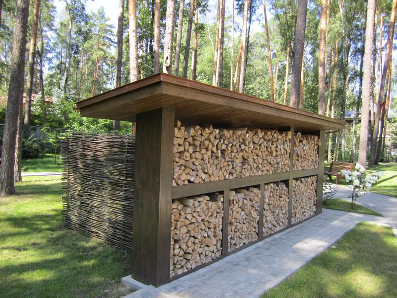 Дровница для дачи своими руками - «Ландшафтный дизайн»