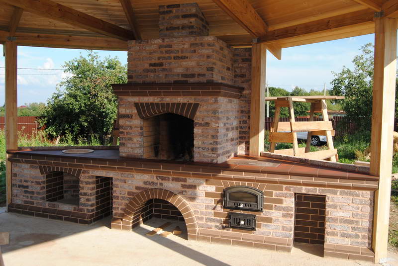 Мангал из кирпича своими руками - «Ландшафтный дизайн»