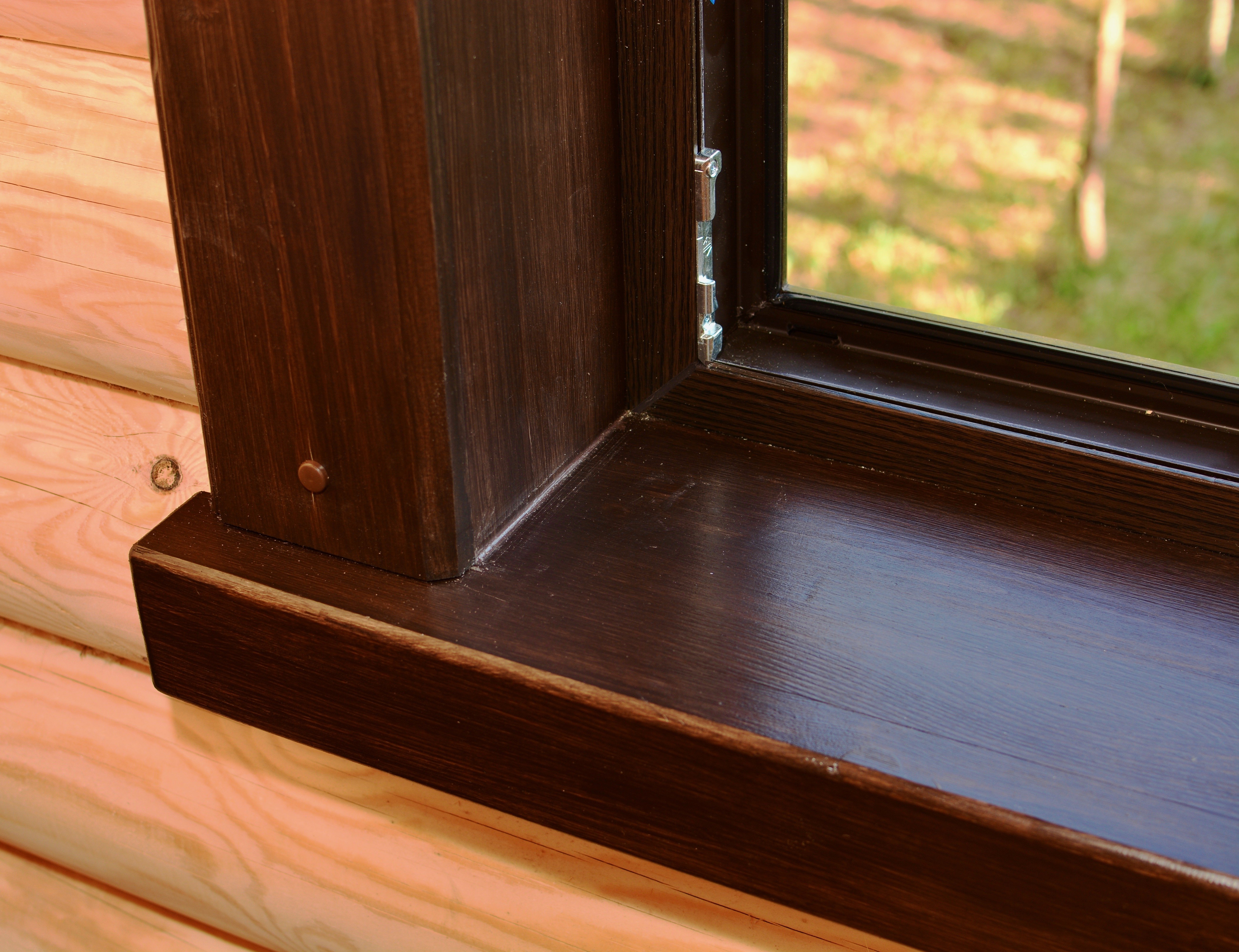 отделка откосов деревянных окон внутри