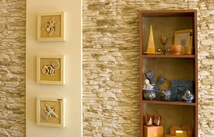 Декоративный камень на основе гипса - «Интерьер»