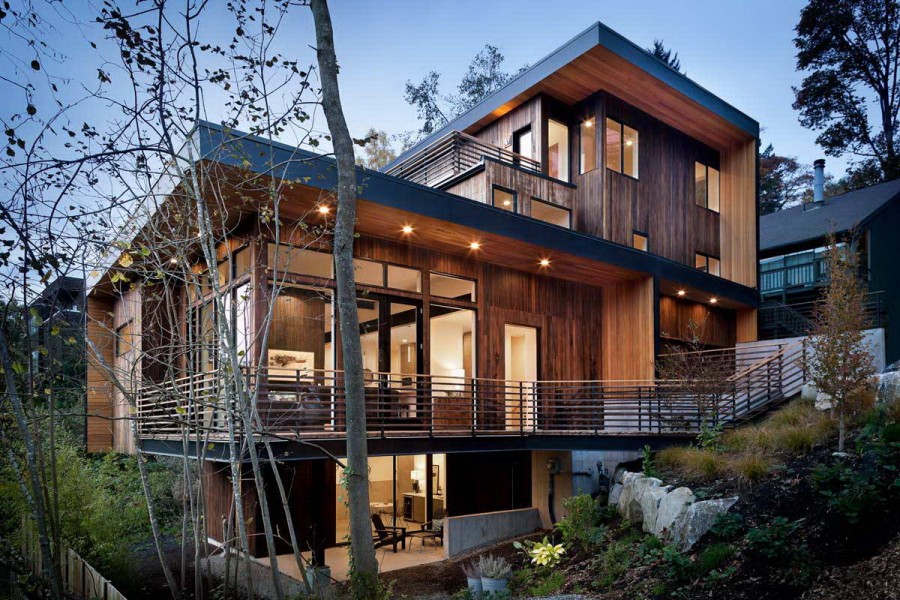 удивительные деревянные дома