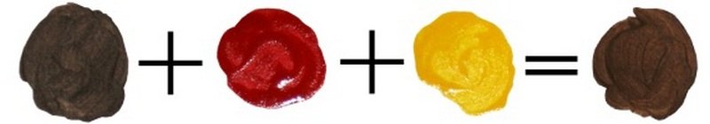 Как сделать коричневый цвет из красок - «Декор»