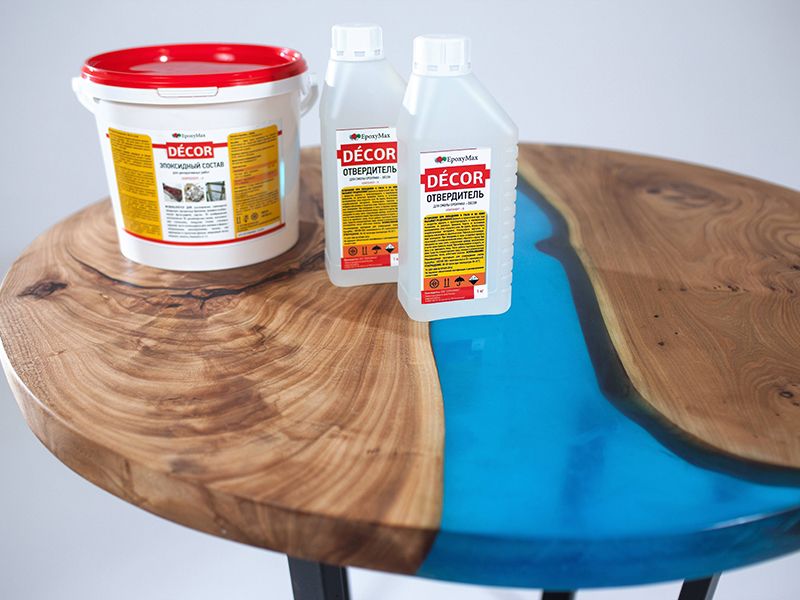 Как сделать стол из эпоксидной смолы: особенности изготовления - «Декор»