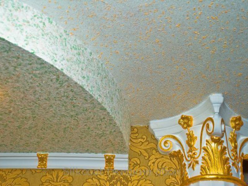 Жидкие обои для потолка. Достоинства и недостатки этого материала - «Дизайн»