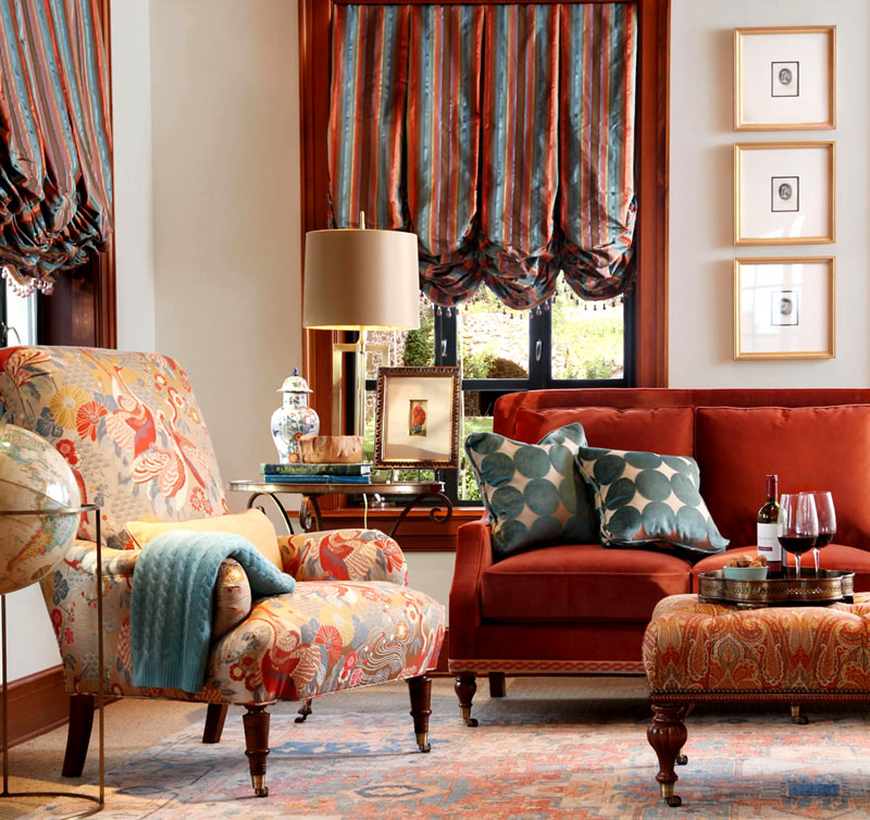 Австрийские шторы (55 фото): представительность и романтичность в одном решении - «ДЕКОР»