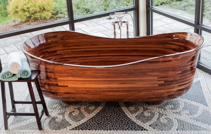 Американец создал коллекцию... деревянных ванн, которые можно спутать с произведениями искусства - Архитектура и интерьер