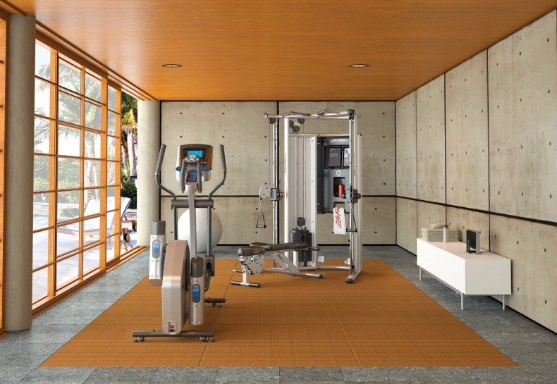 Функциональный дизайн спортзала +75 фото интерьера - «Нежилые помещения»